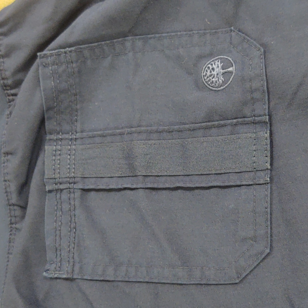 *SALE" EUC Purple Label Yoga By Healing Hands Navy Blue Scrub Pants L Petite - Picture 3 of 5